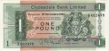 Clydesdale Bank Ltd 1963 To 1981 1 Pound,  2. 9.1963